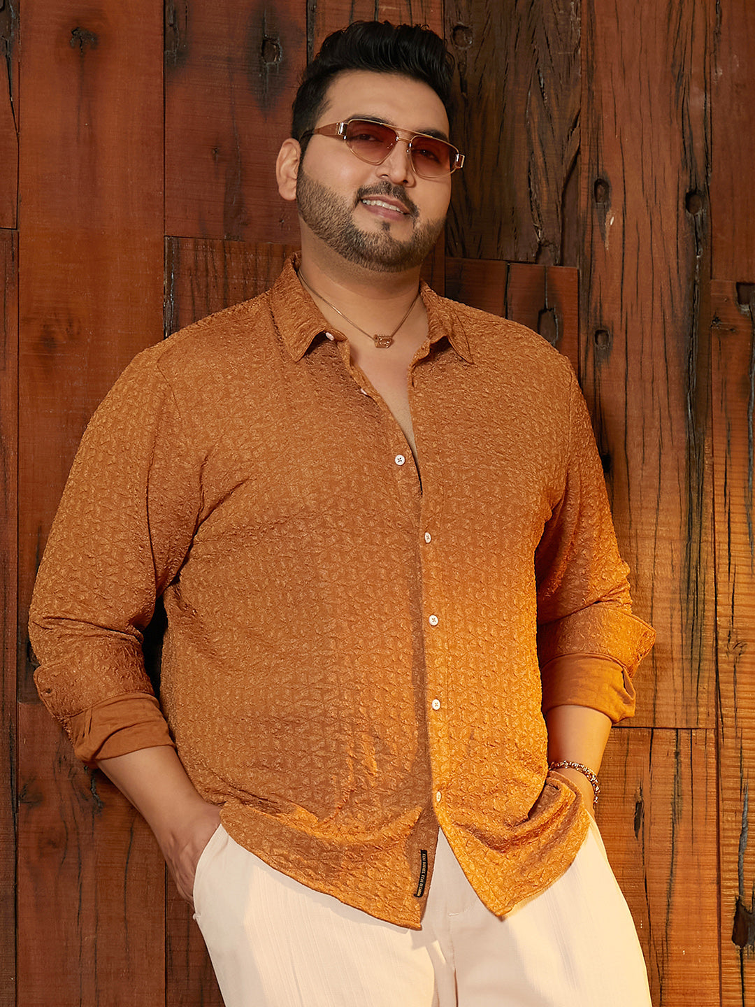 Bloom-Textured Shirt