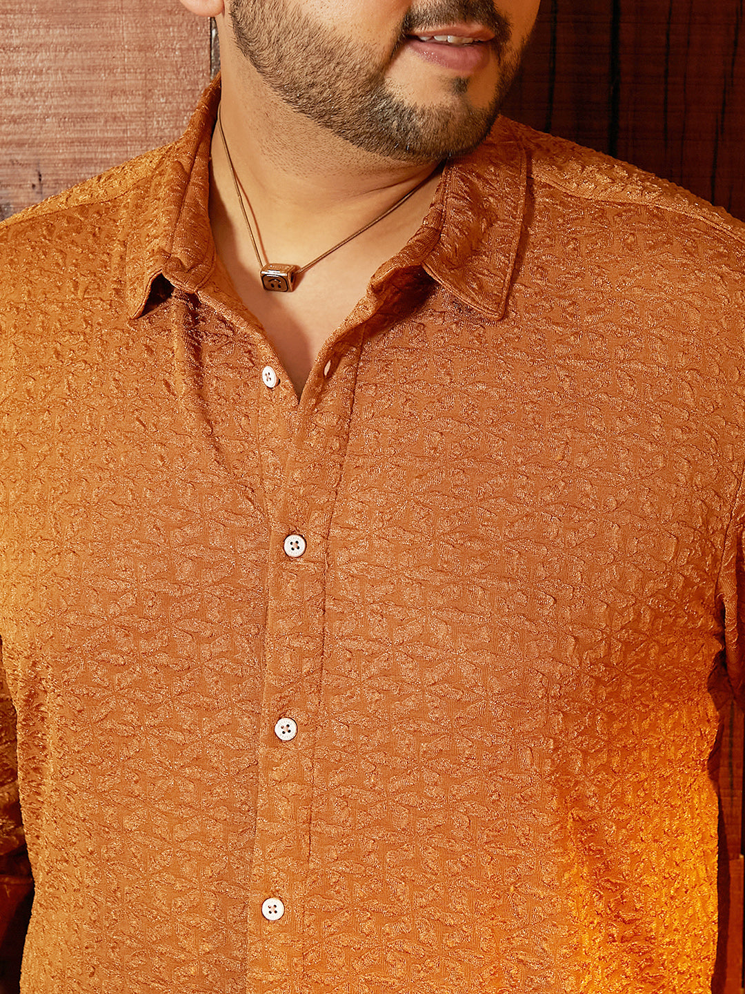Bloom-Textured Shirt