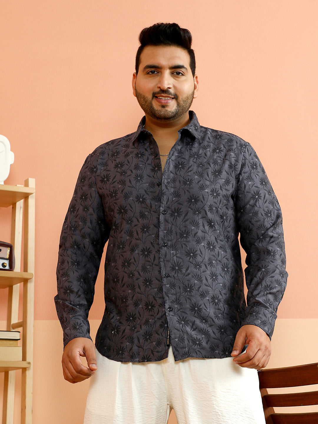 Floret-Jacquard Shirt