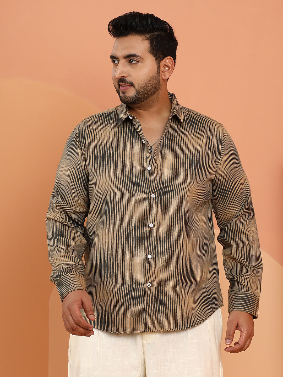 Gradient-Rhombus Shirt