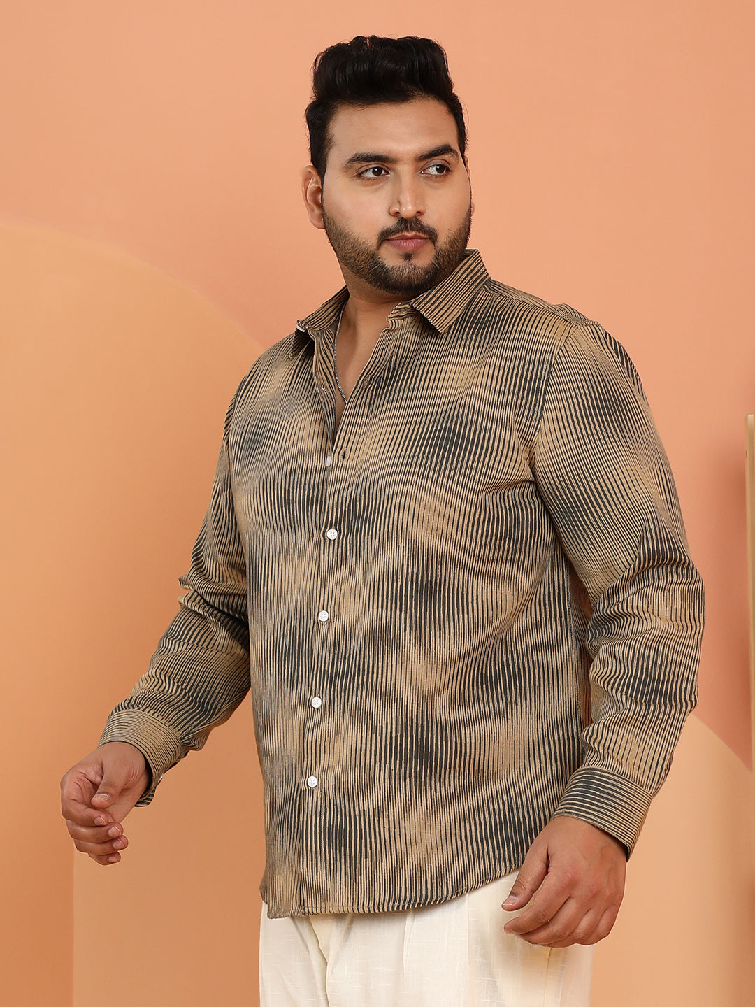 Gradient-Rhombus Shirt