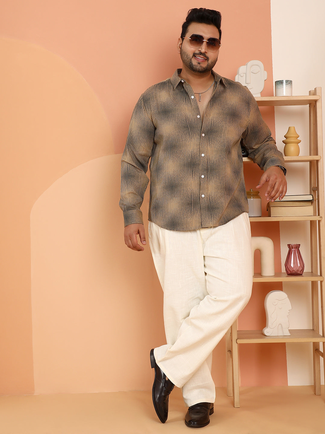 Gradient-Rhombus Shirt