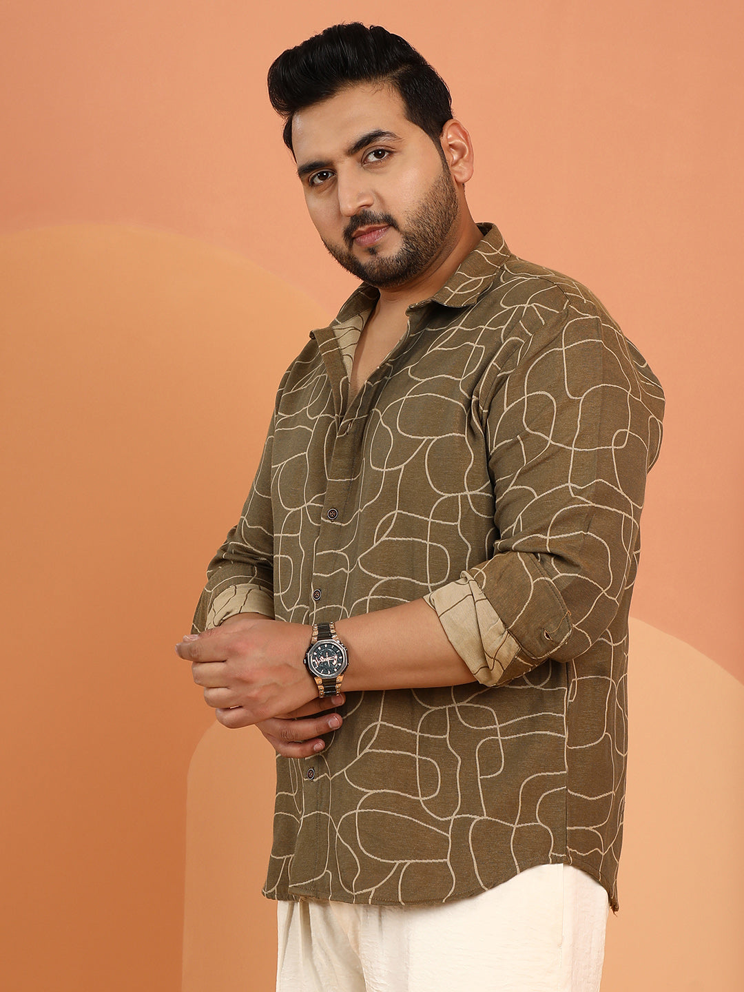 Abstract-Veined Shirt