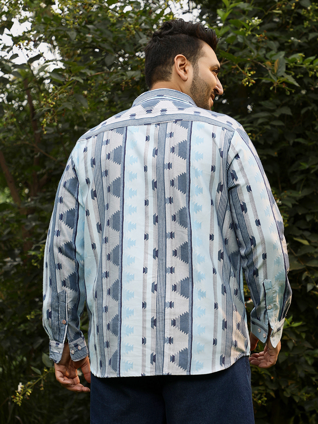 Geometric-Alaska Jacquard Shirt