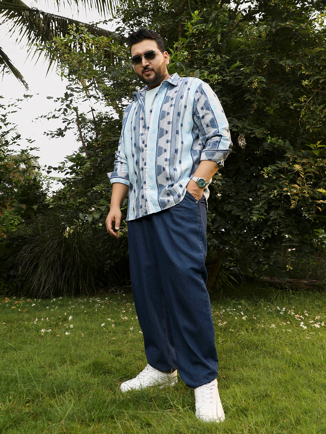 Geometric-Alaska Jacquard Shirt