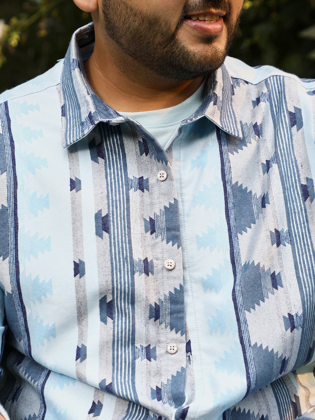 Geometric-Alaska Jacquard Shirt