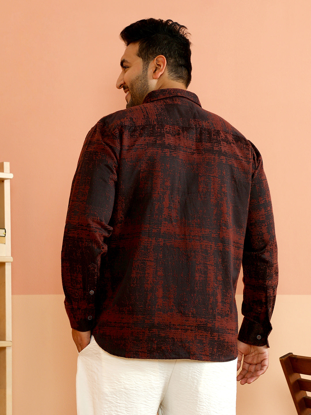 Abstract-Fade Woven Shirt
