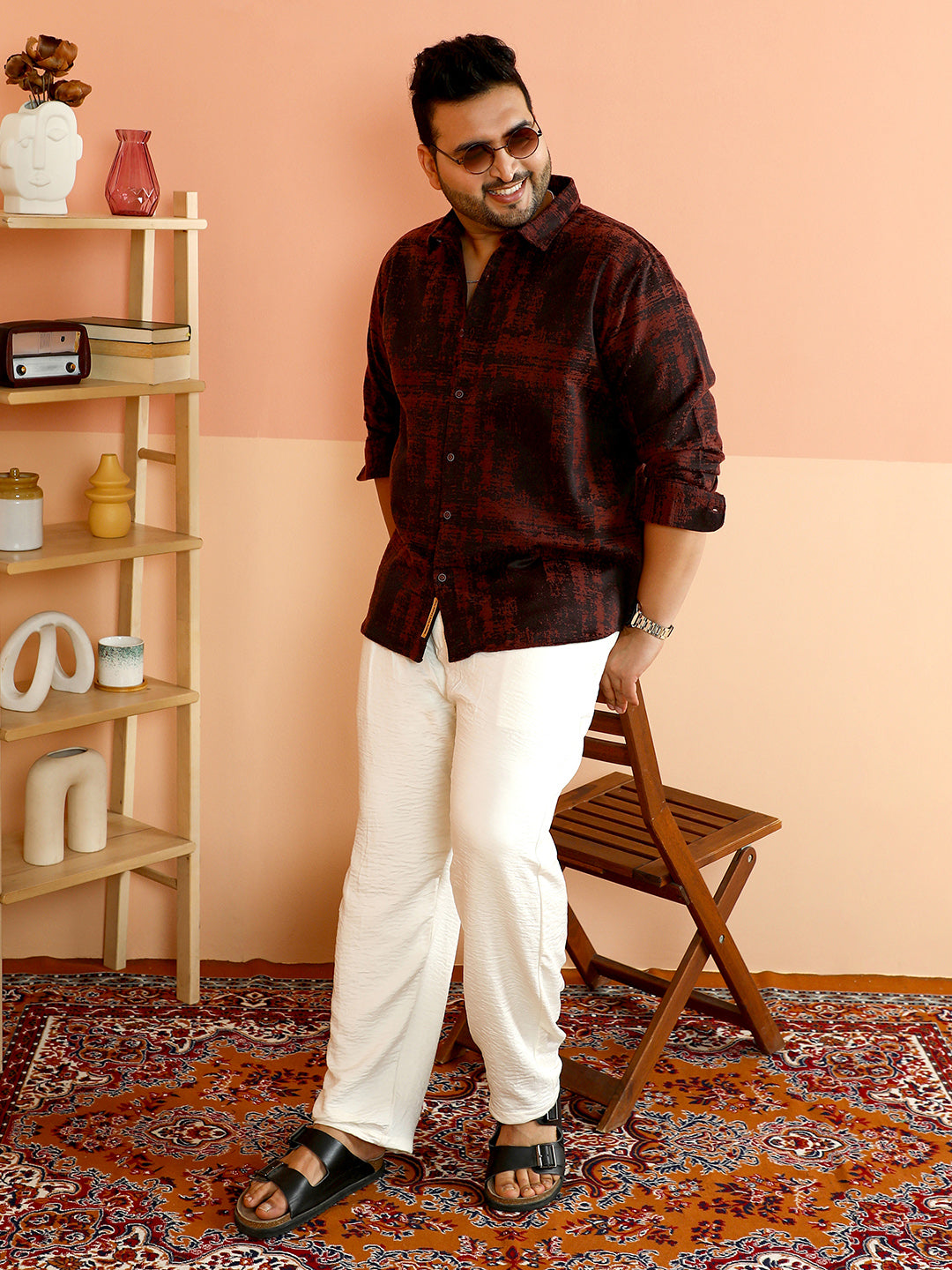 Abstract-Fade Woven Shirt