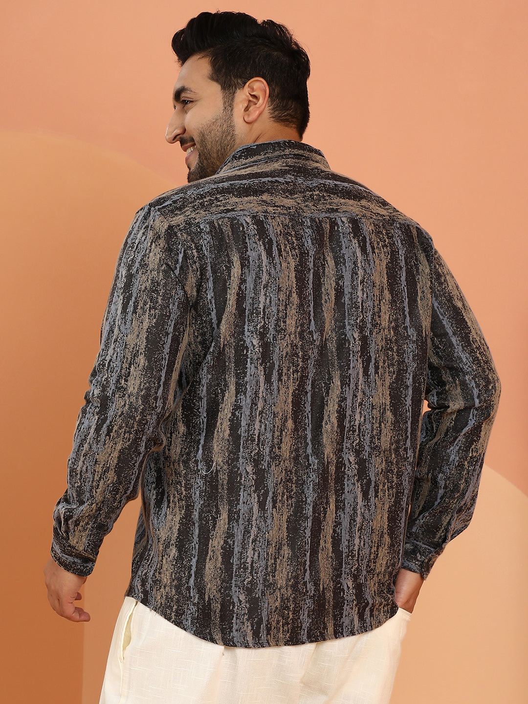 Brushed-Stripe Shirt