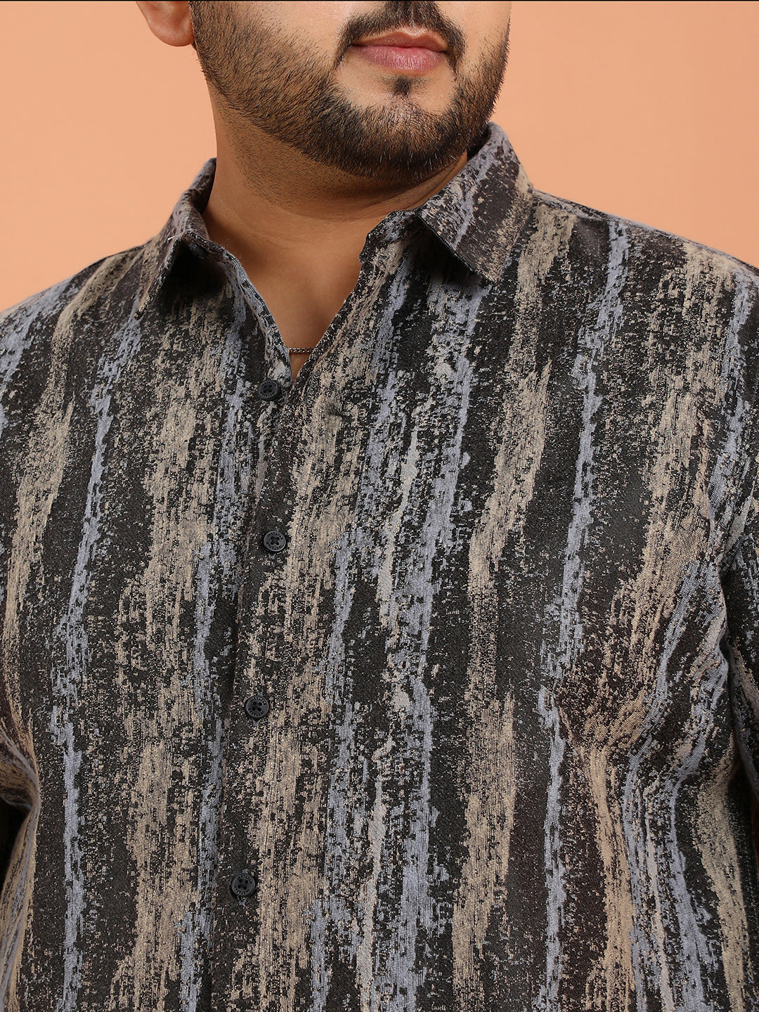 Brushed-Stripe Shirt