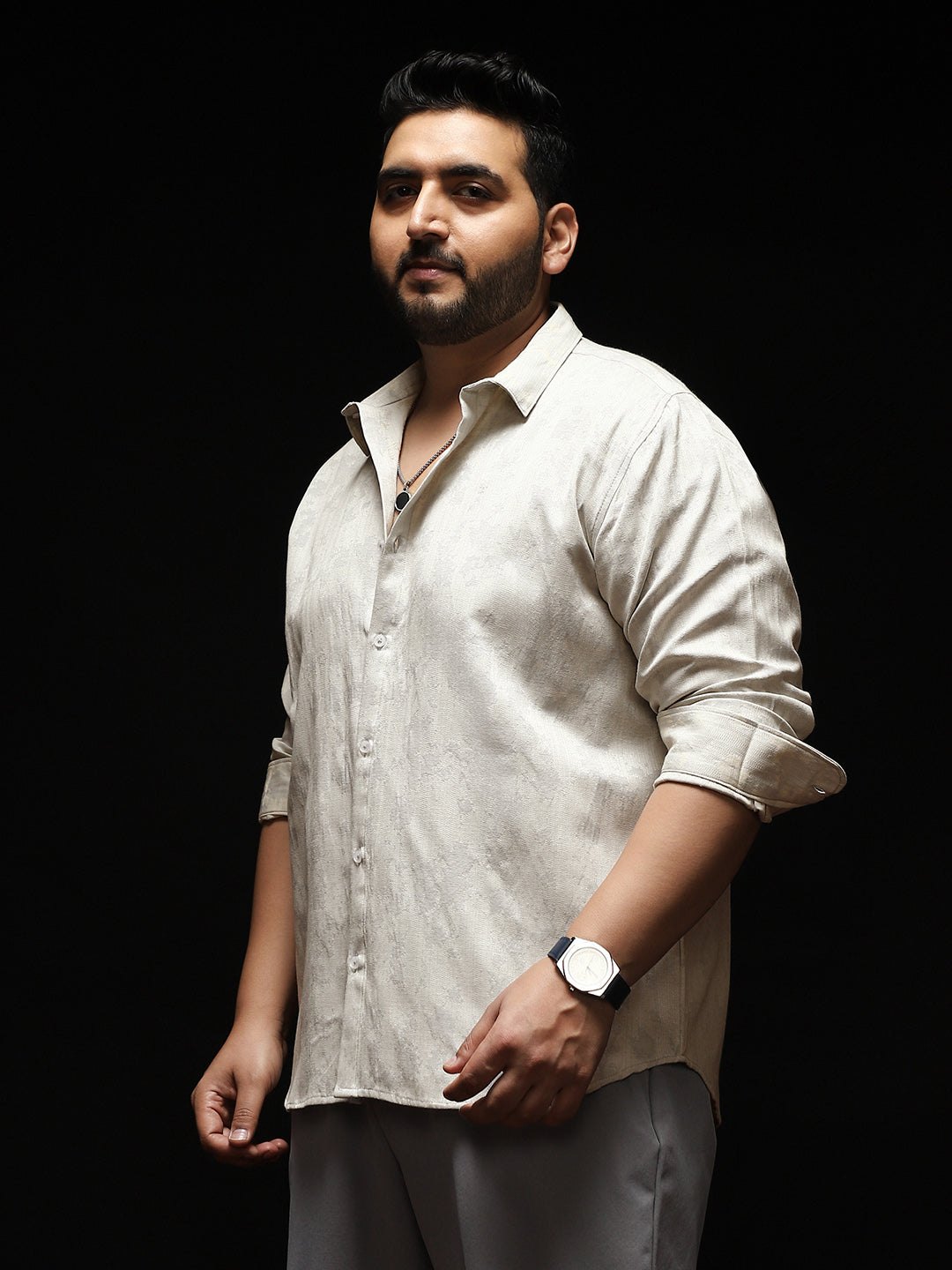 Splash-Jacquard Shirt