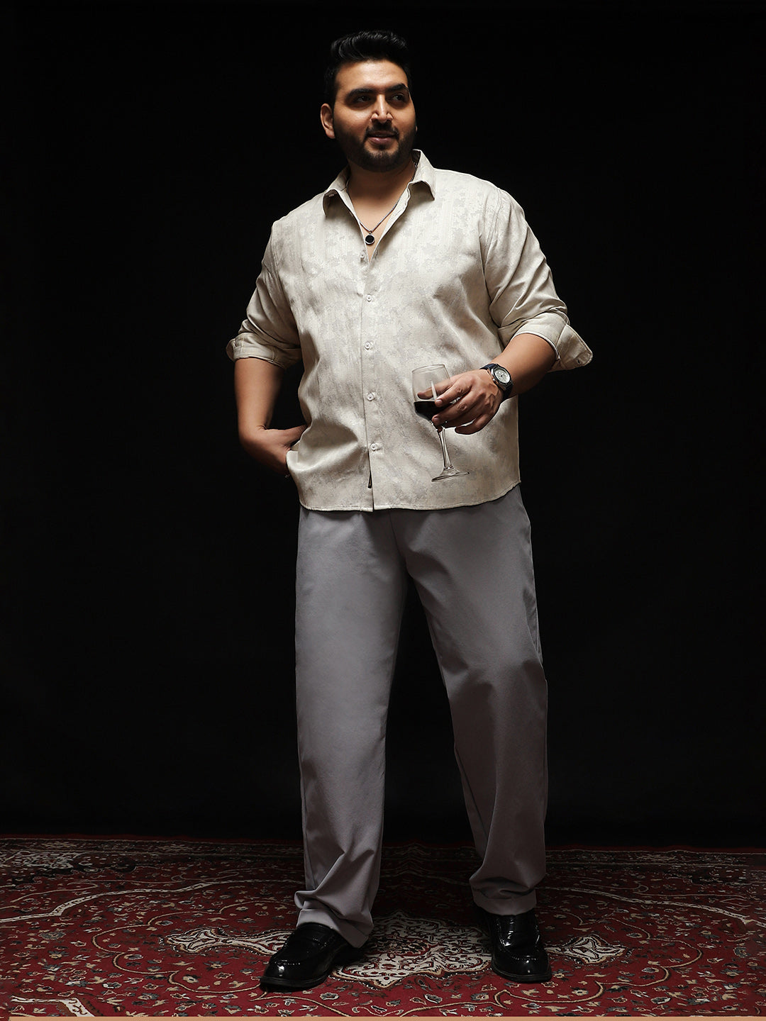 Splash-Jacquard Shirt