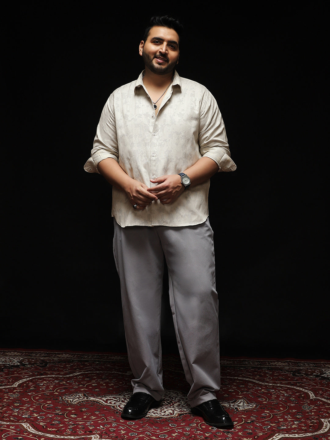 Splash-Jacquard Shirt