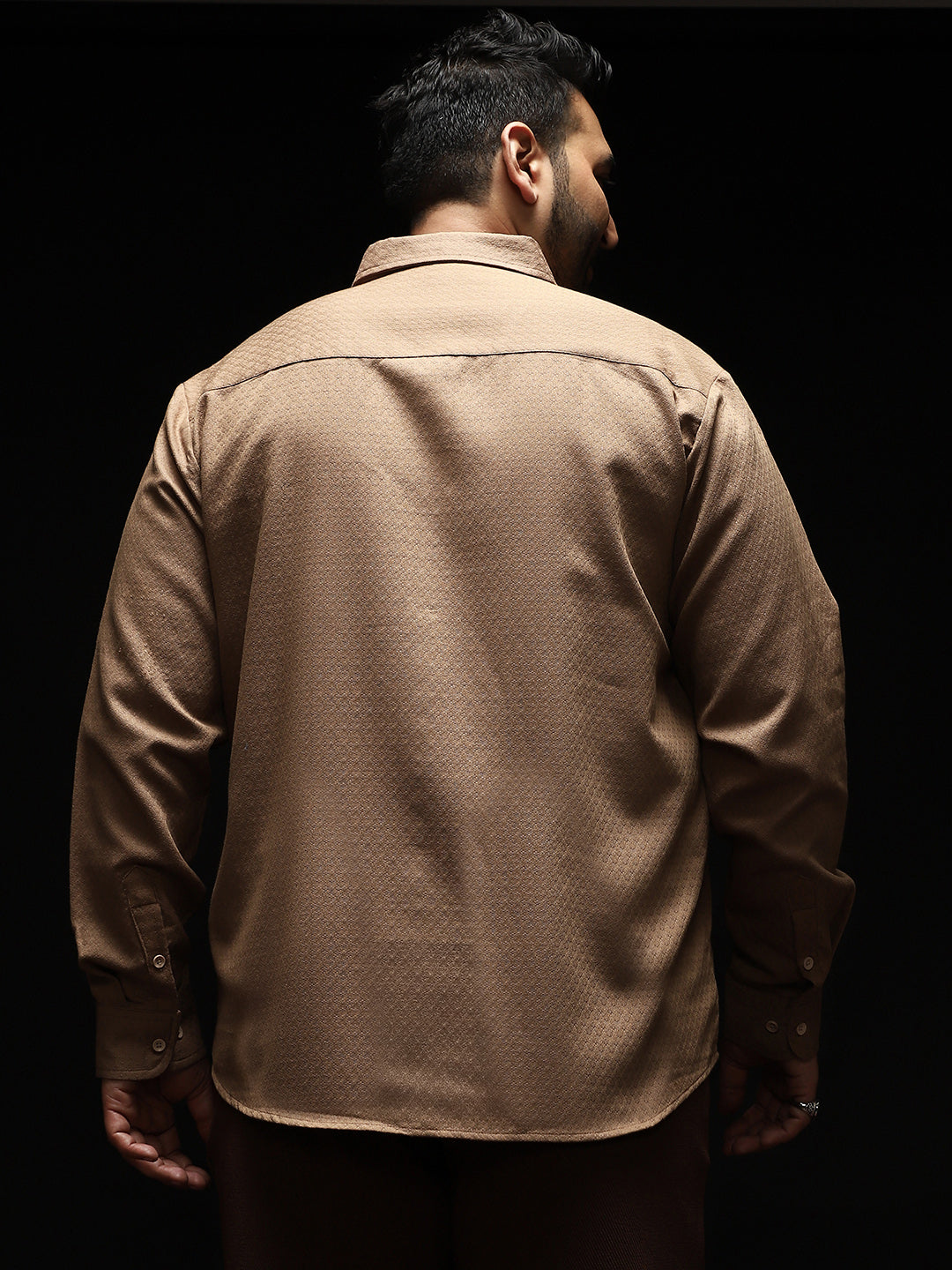 Indie-Motif Jacquard Shirt