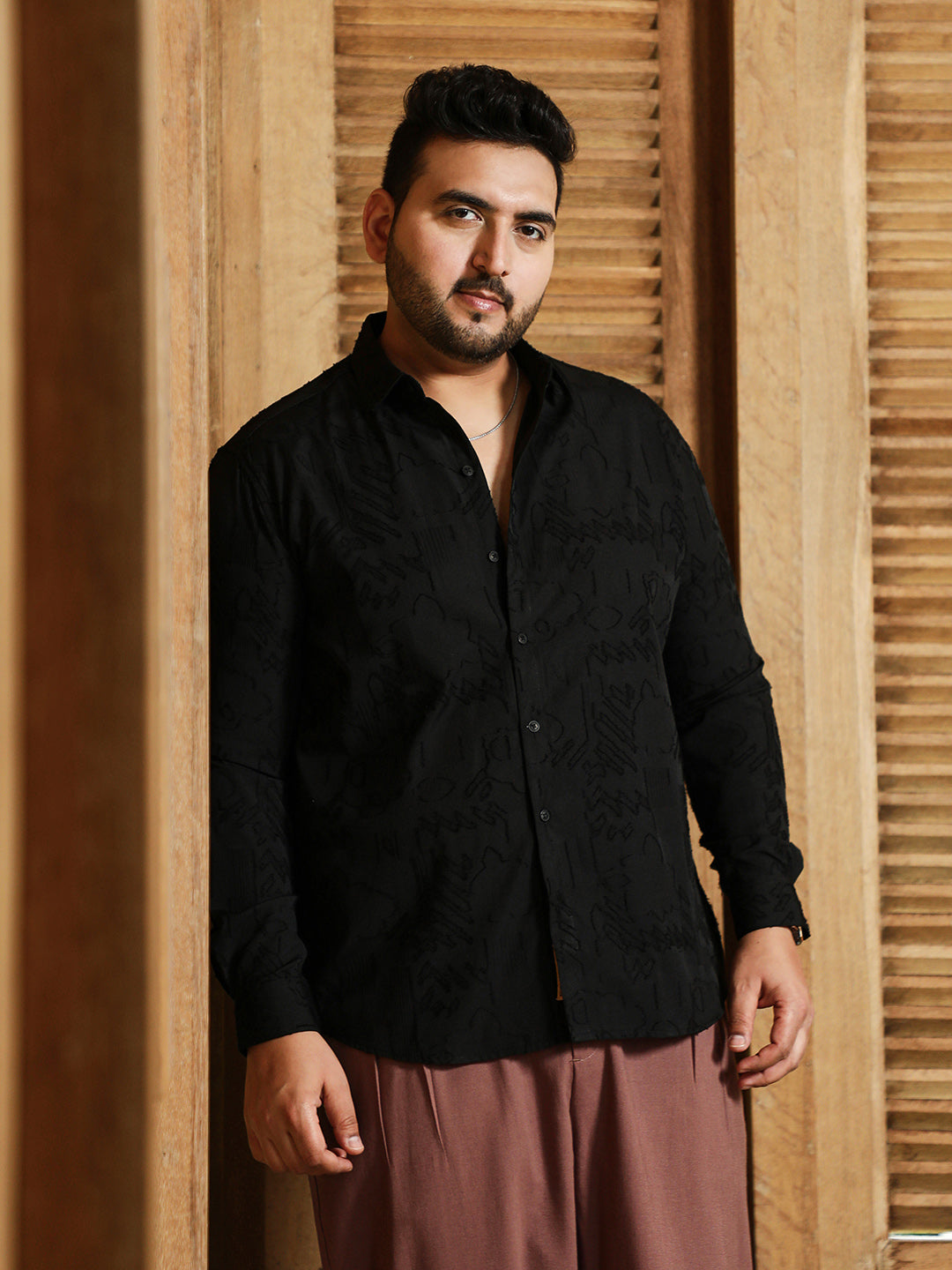 Aztec-Weave Shirt