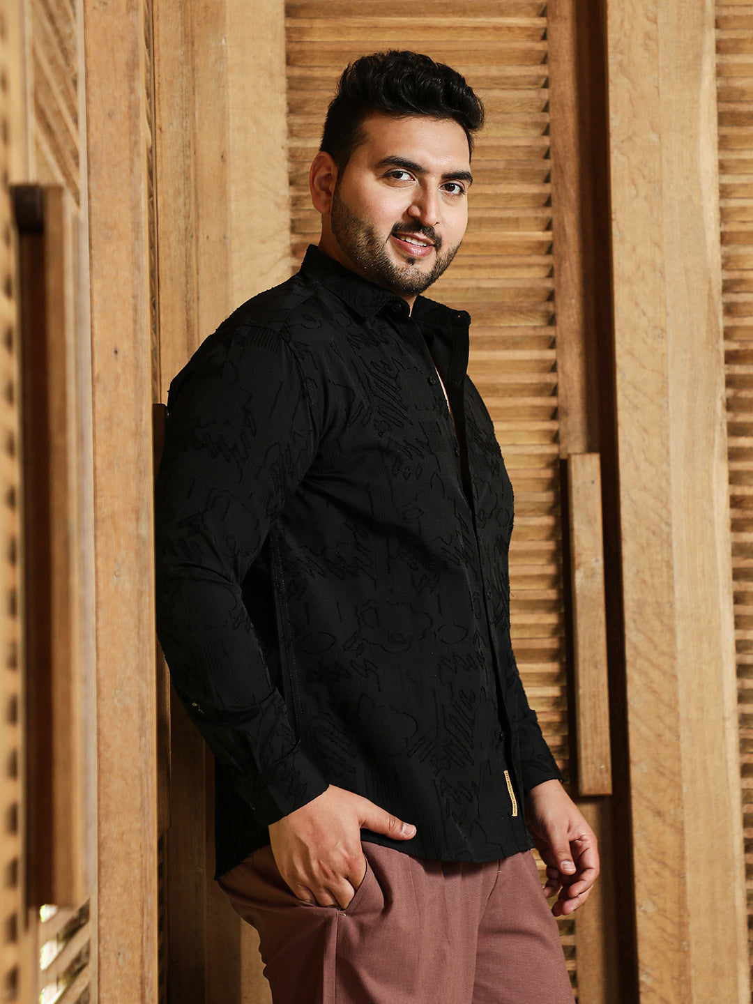 Aztec-Weave Shirt