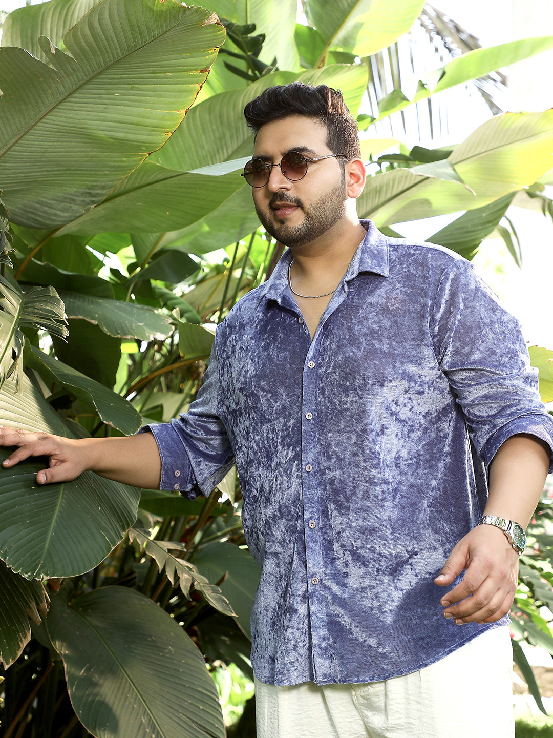 Solid Velvet Shirt