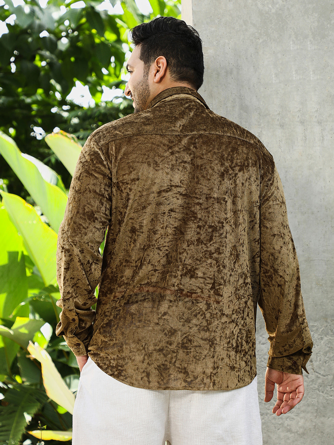 Solid Velvet Shirt