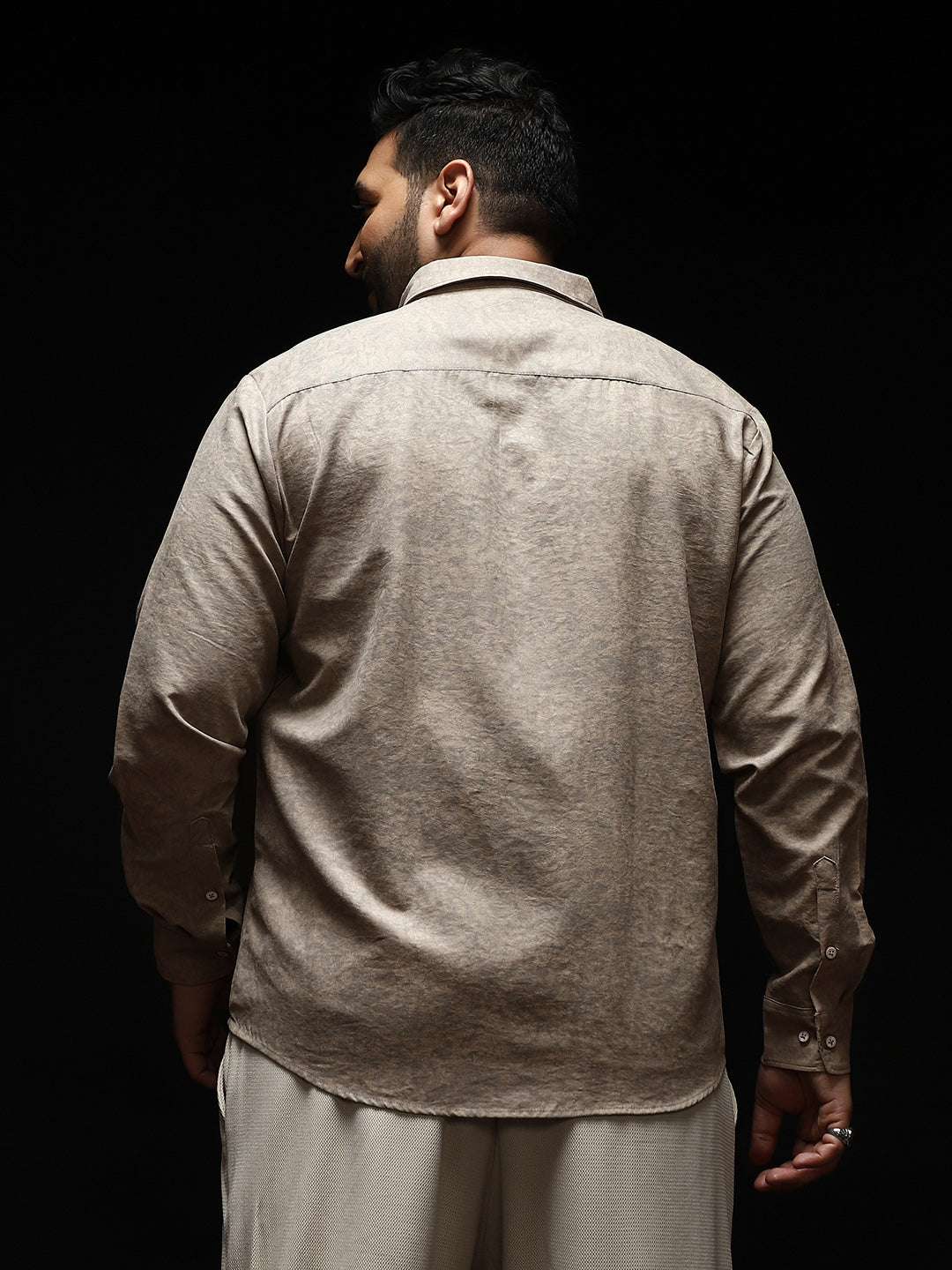 Grazed-Fade Imprint Shirt