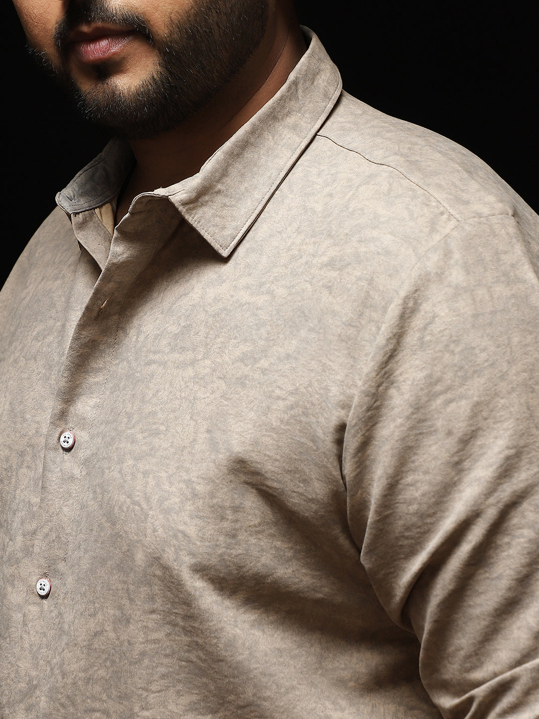 Grazed-Fade Imprint Shirt