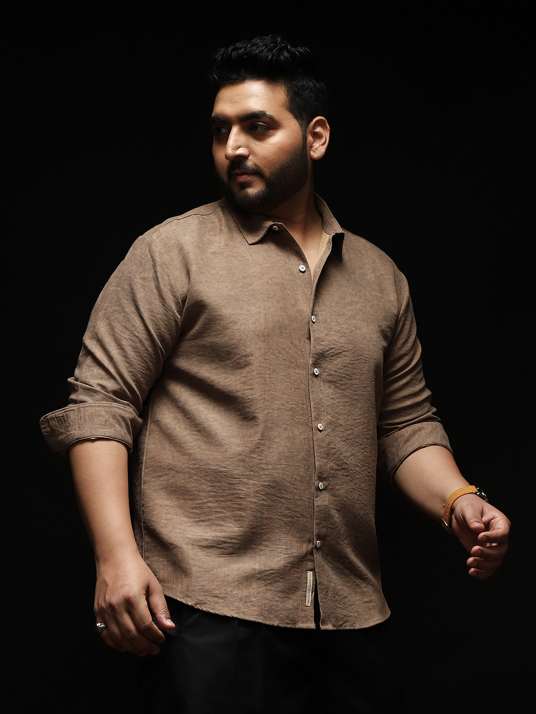 Grazed-Fade Imprint Shirt