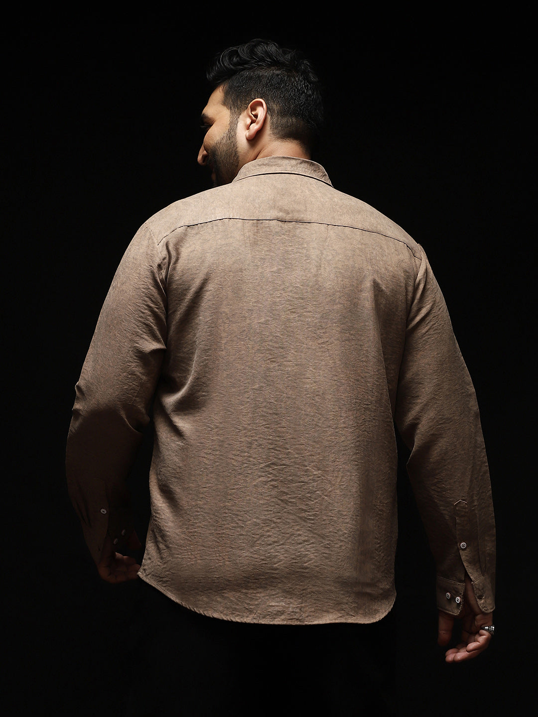 Grazed-Fade Imprint Shirt
