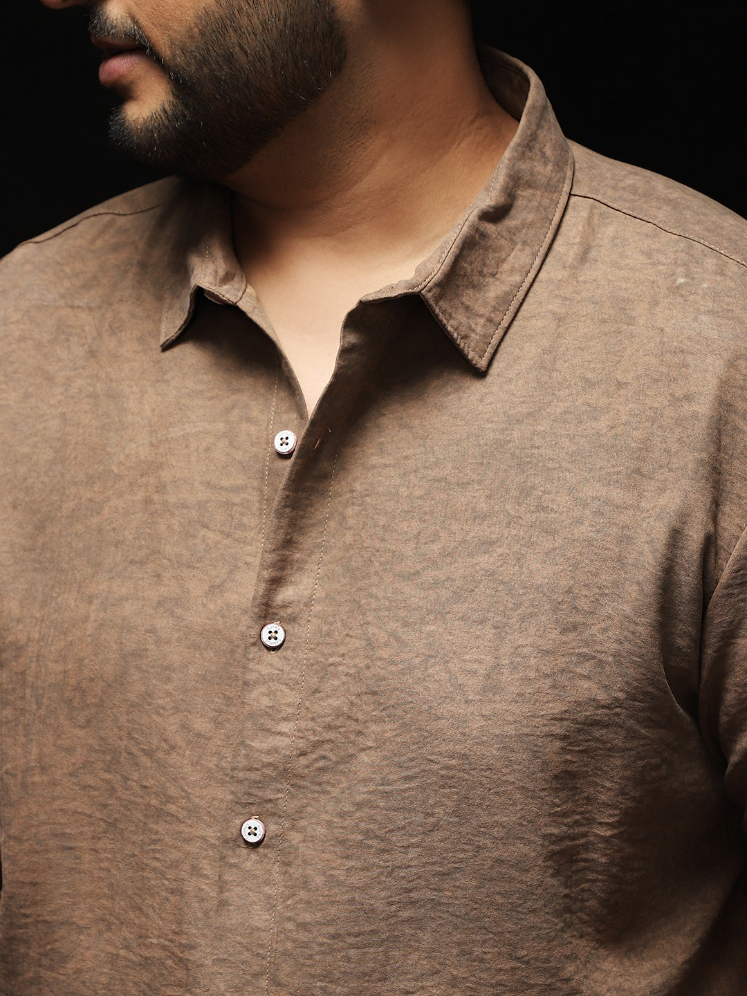 Grazed-Fade Imprint Shirt