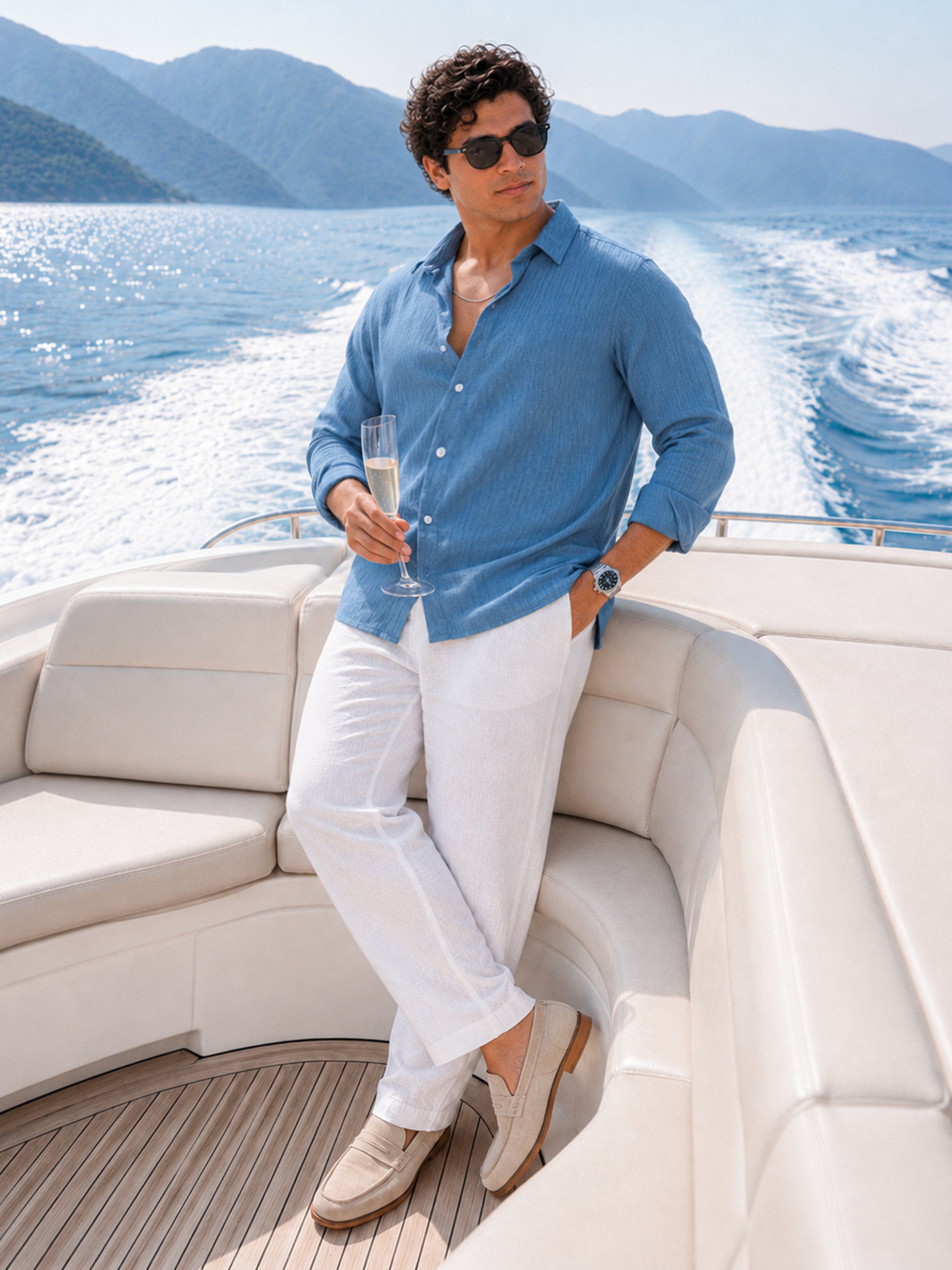 Solid Textured Shirt