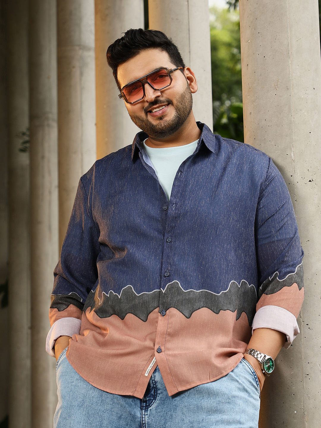 Brushline Imprint Shirt