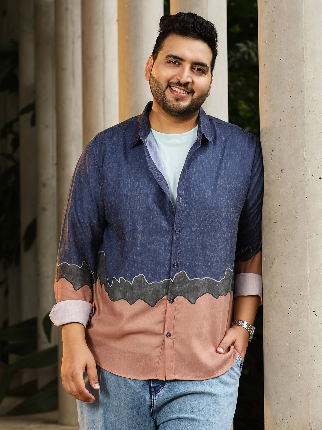 Brushline Imprint Shirt