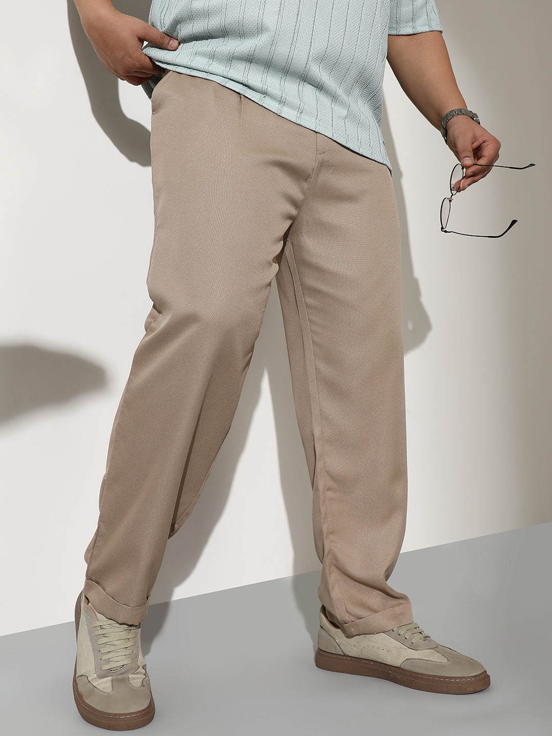 Pleated-Tailored Trousers
