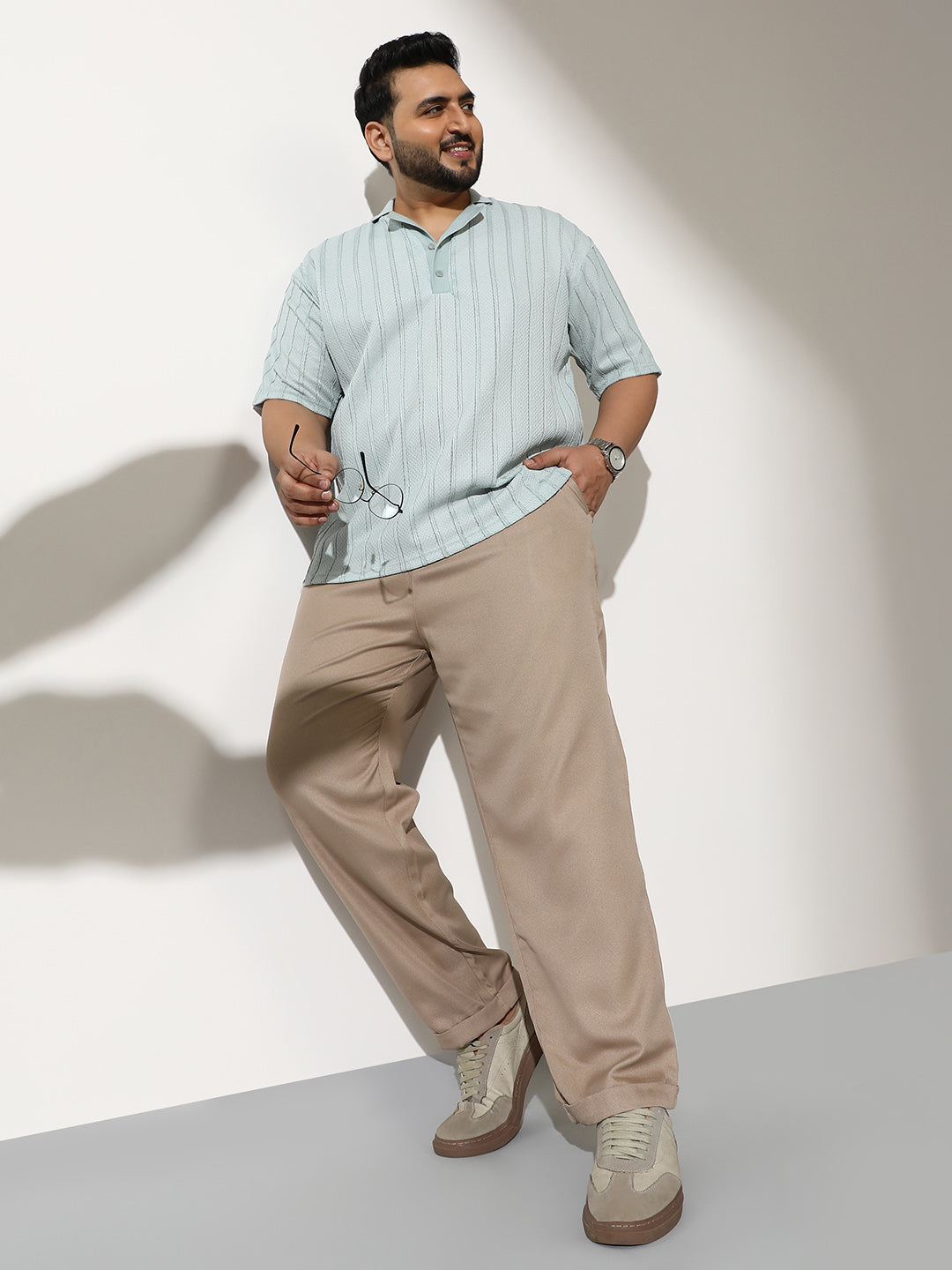 Pleated-Tailored Trousers