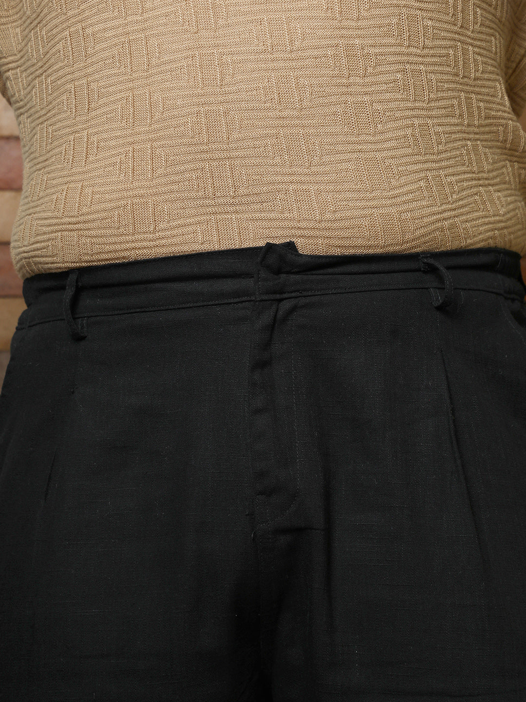 Pleated Utility-Tapered Trousers
