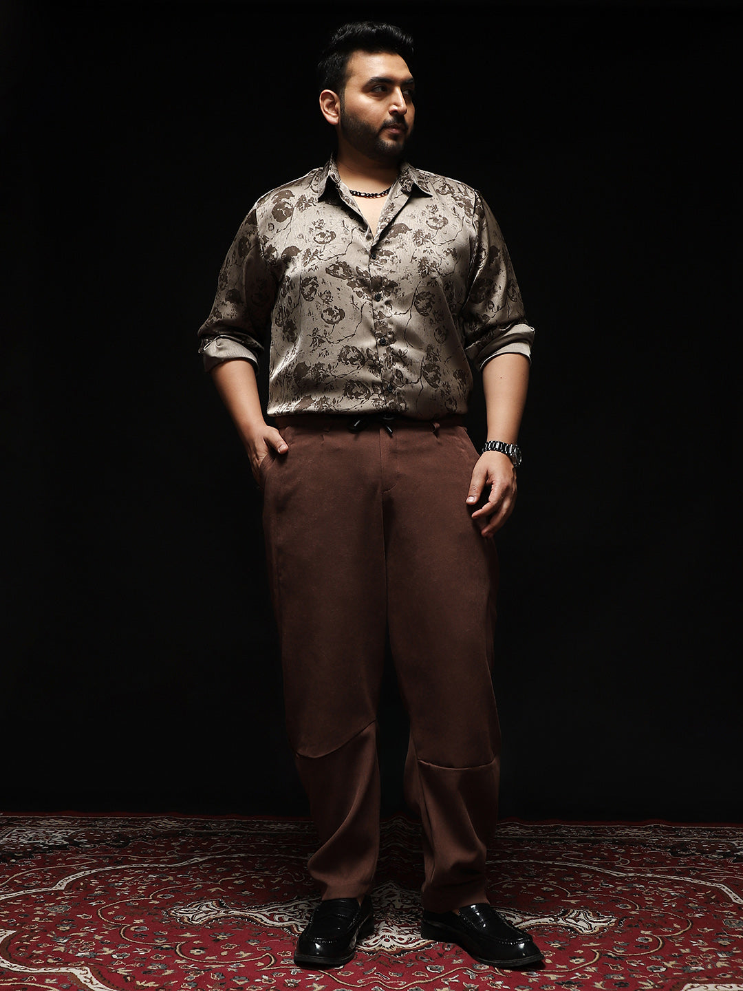 Panelled Chino Trousers