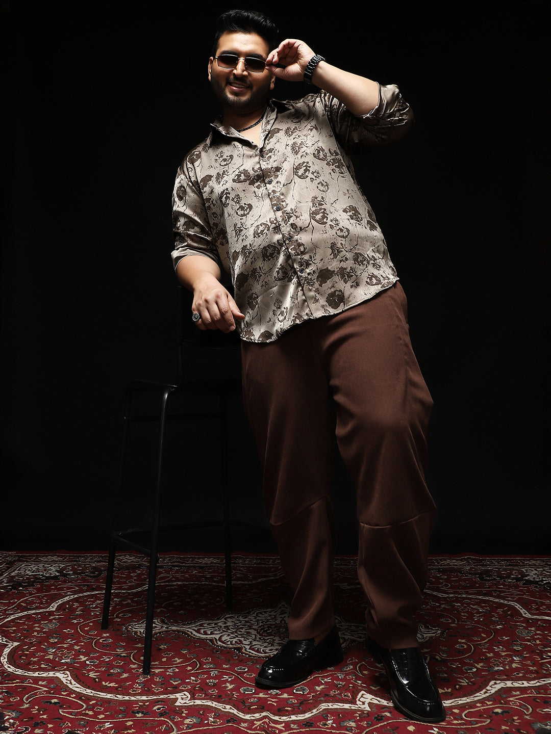Panelled Chino Trousers