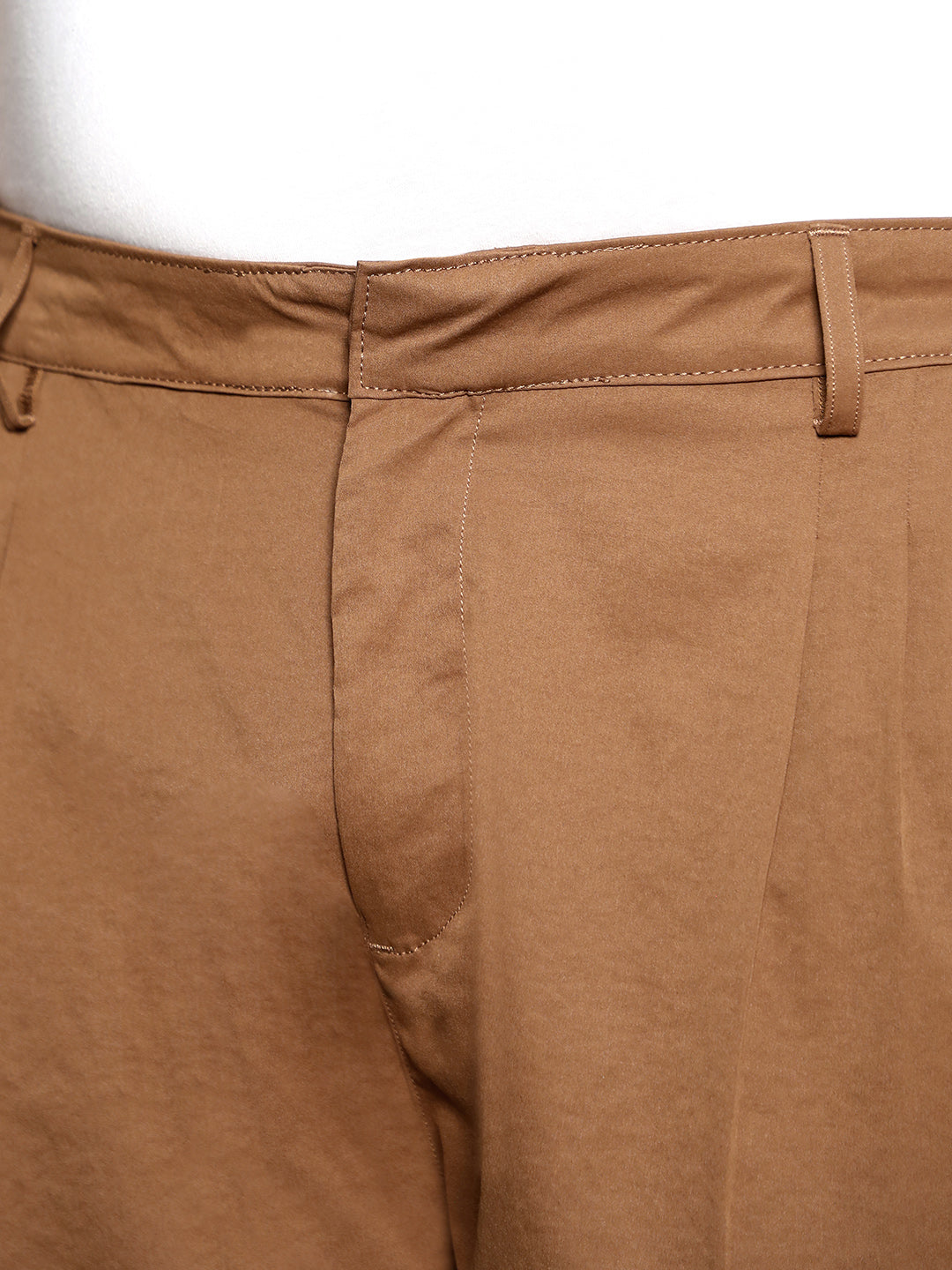 Double-Pleated Tailored Trousers