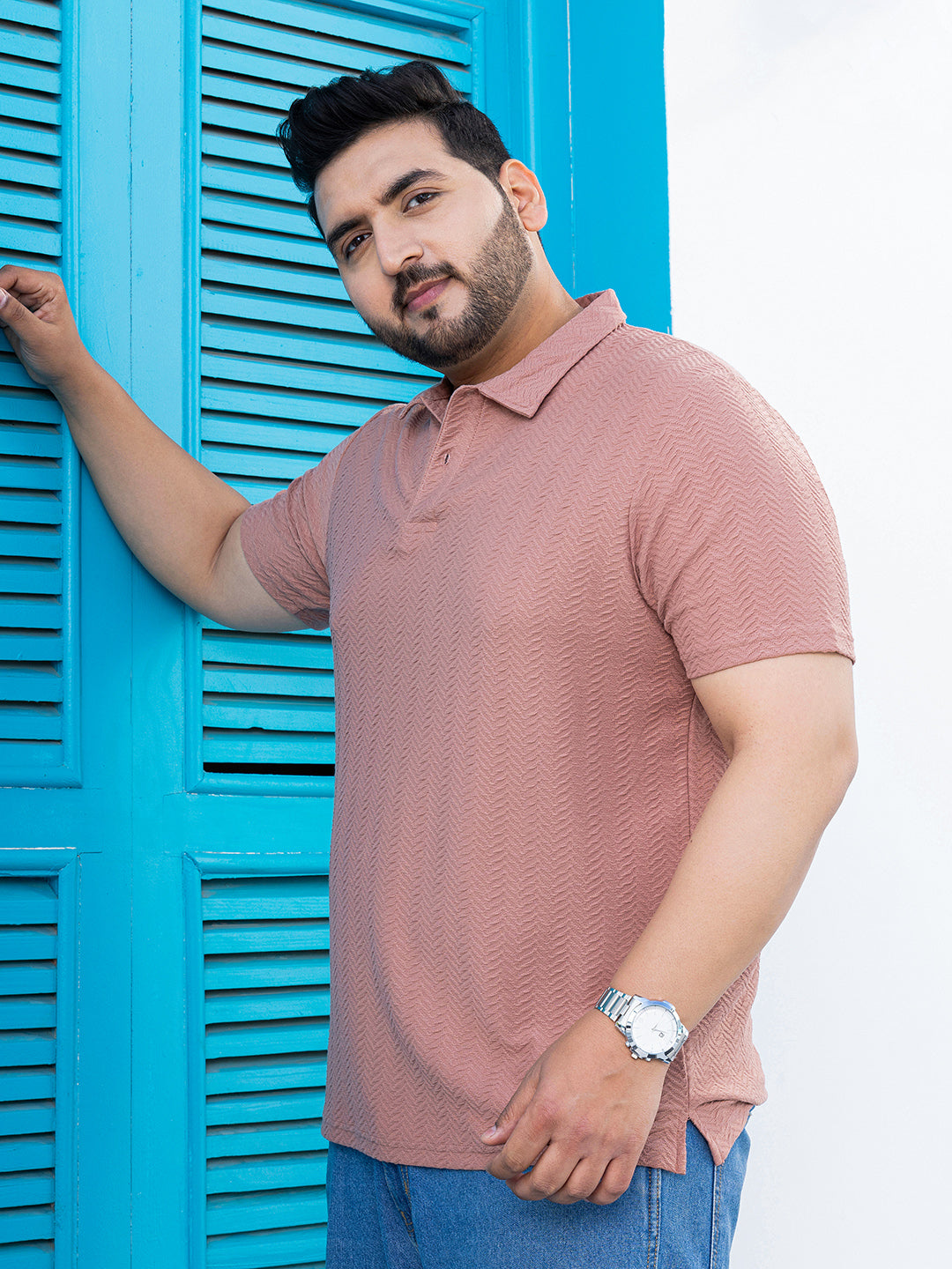 Chevron Polo T-Shirt