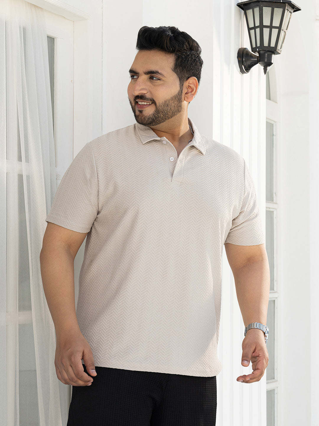 Chevron Polo T-Shirt