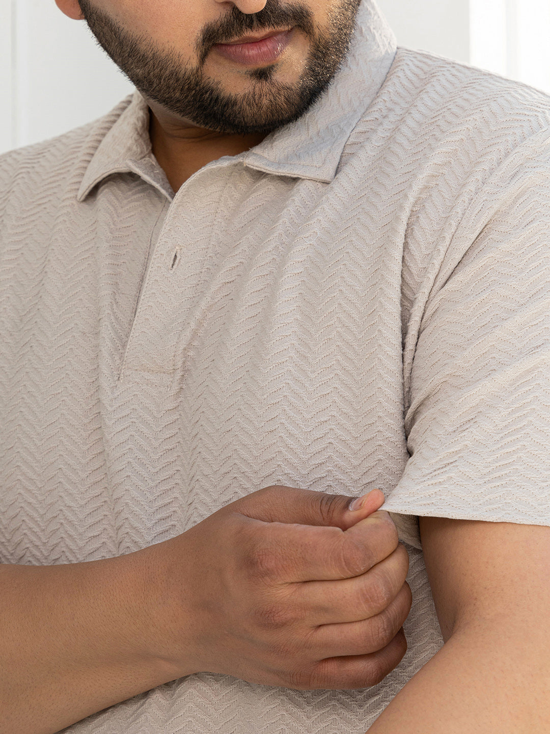 Chevron Polo T-Shirt