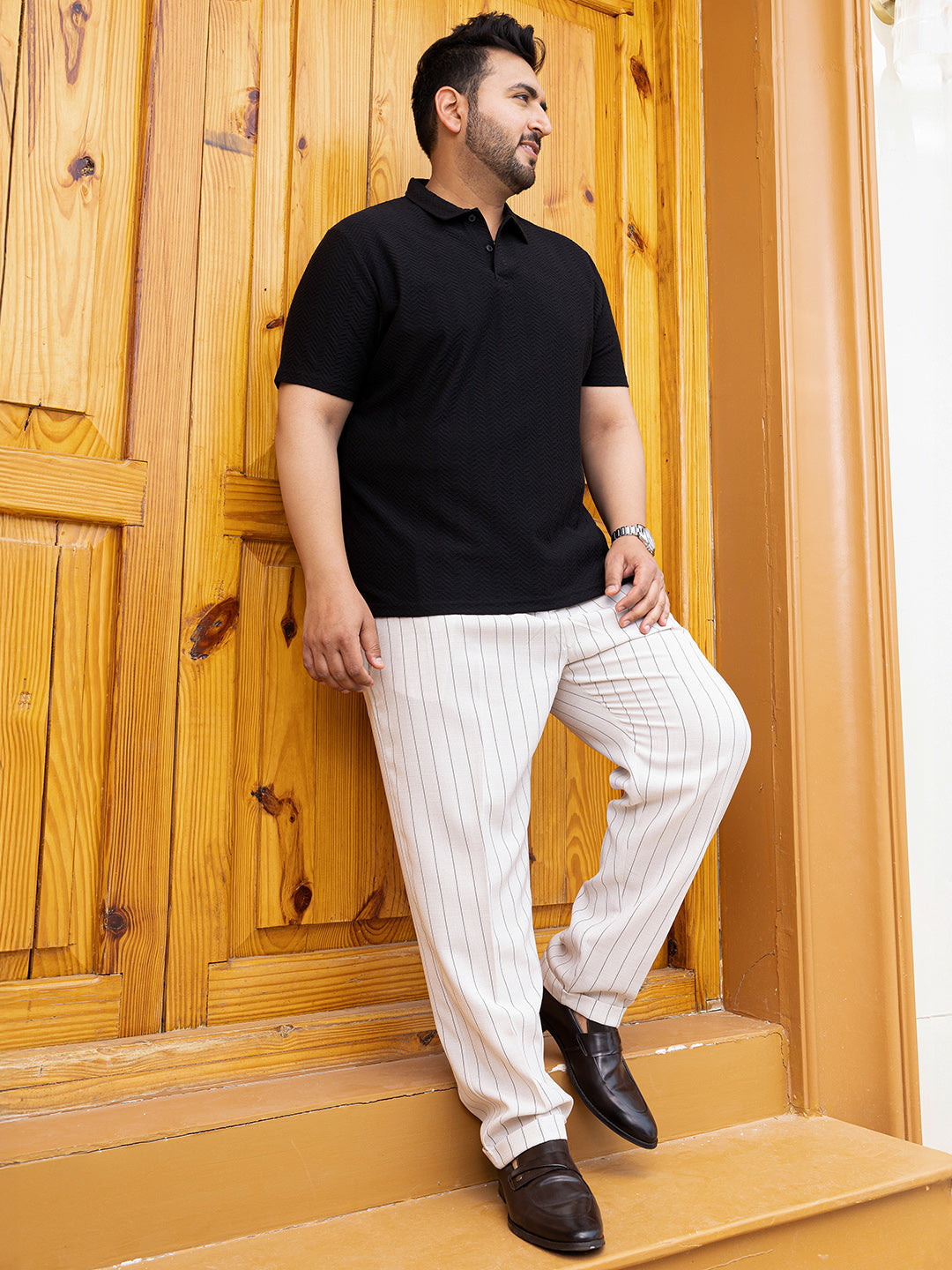 Chevron Polo T-Shirt