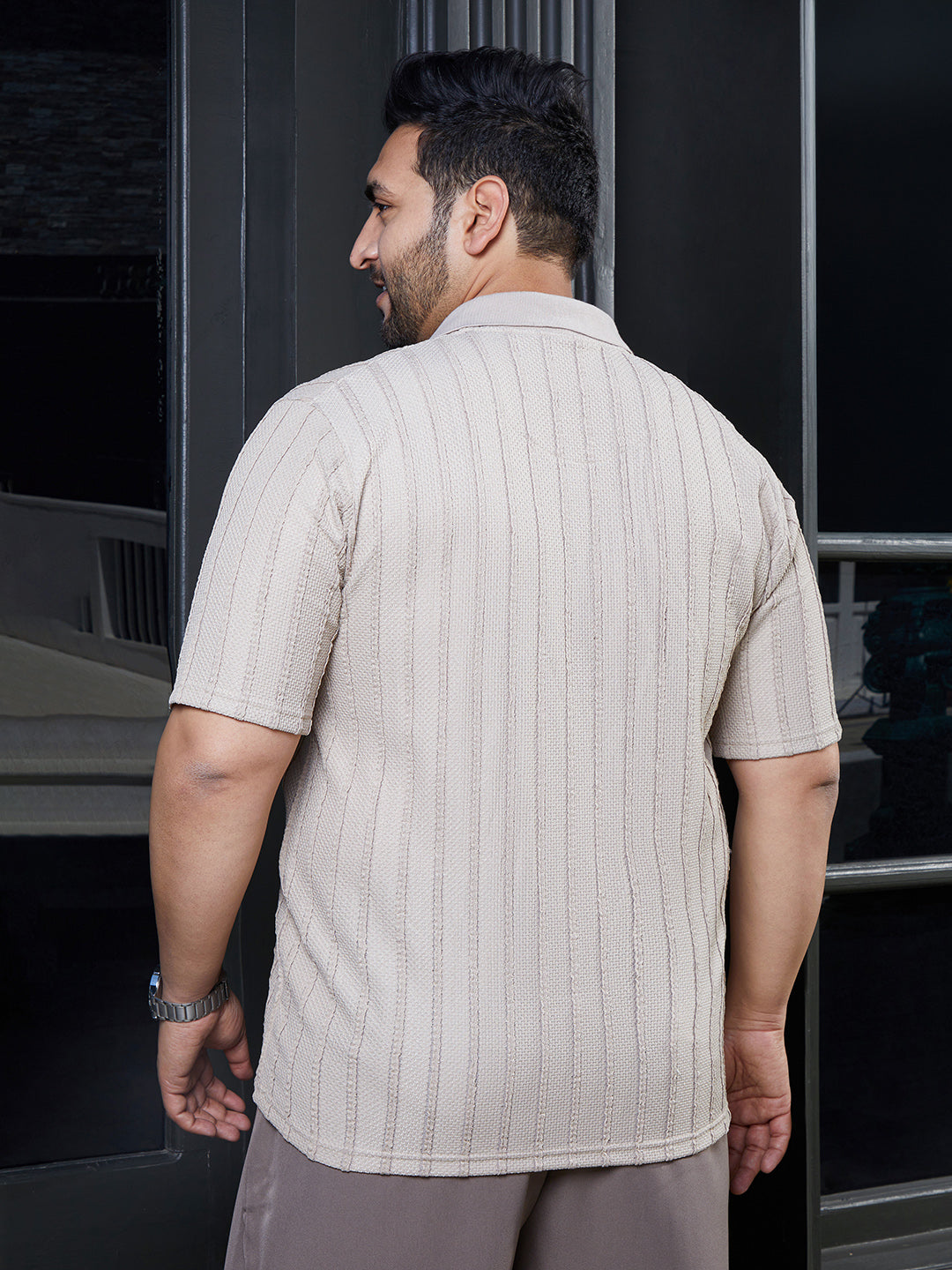 Wicker-Tactile Polo T-Shirt