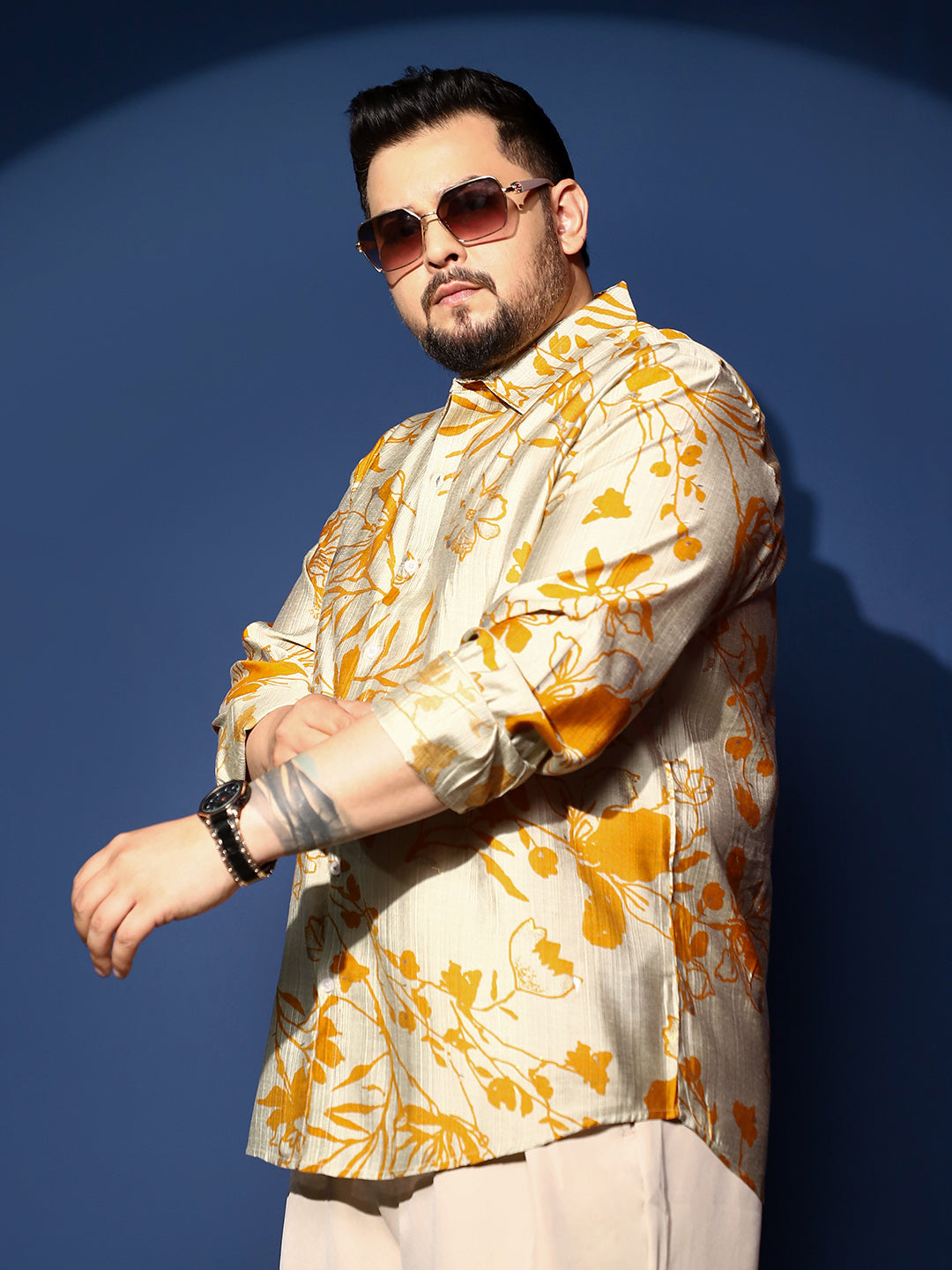 Freesia-Imprint Shirt