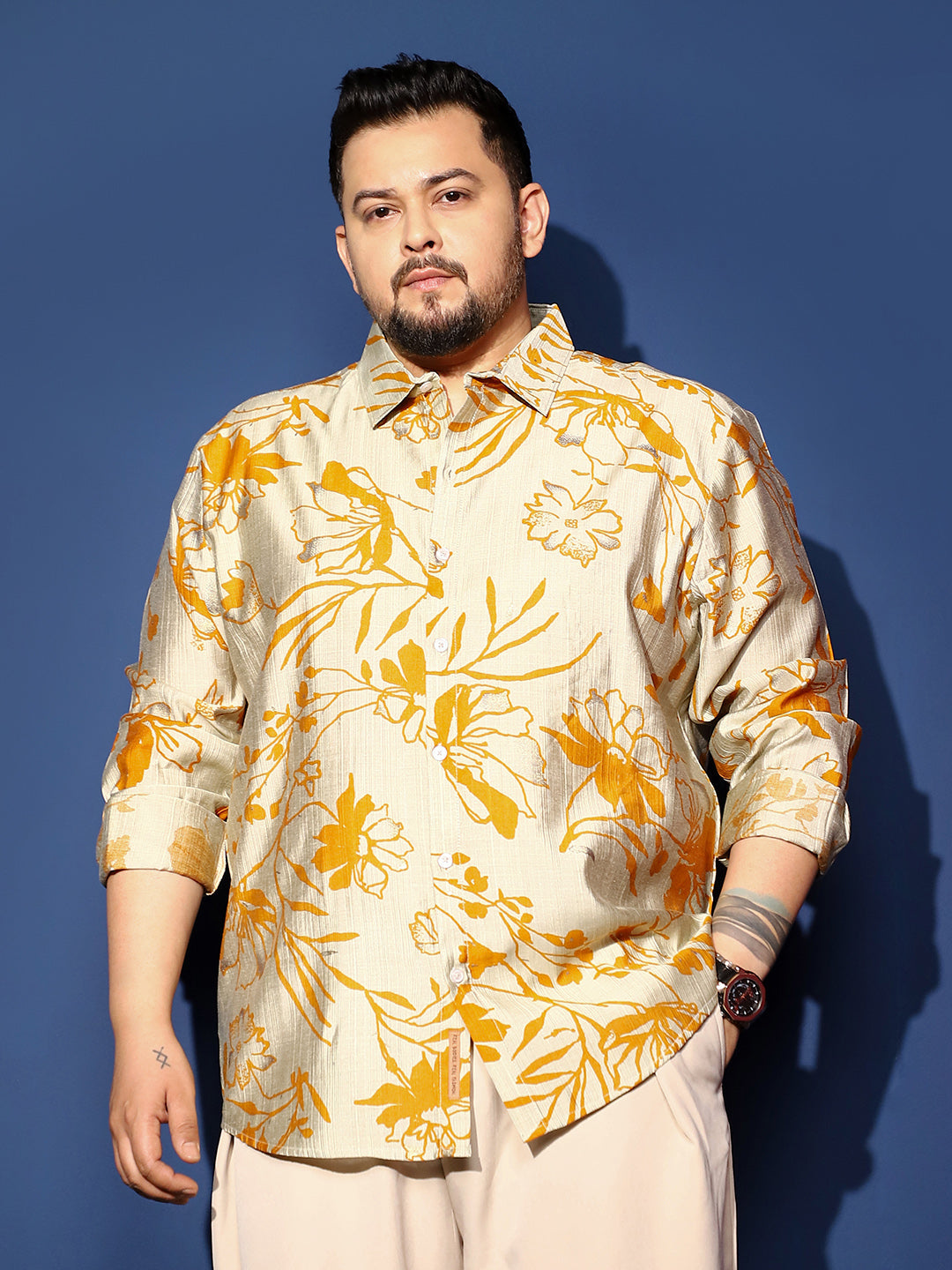 Freesia-Imprint Shirt