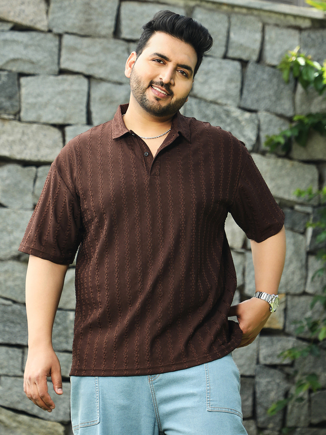 Spiralknot-Tactile Polo T-Shirt