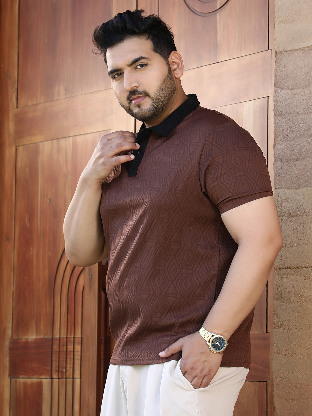 Triad Contrast Polo T-Shirt