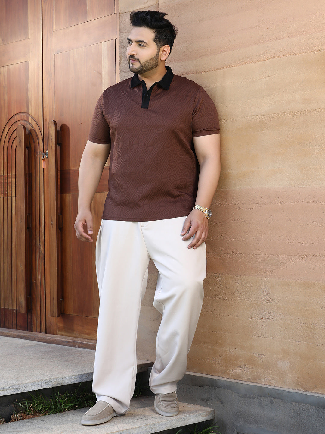 Triad Contrast Polo T-Shirt