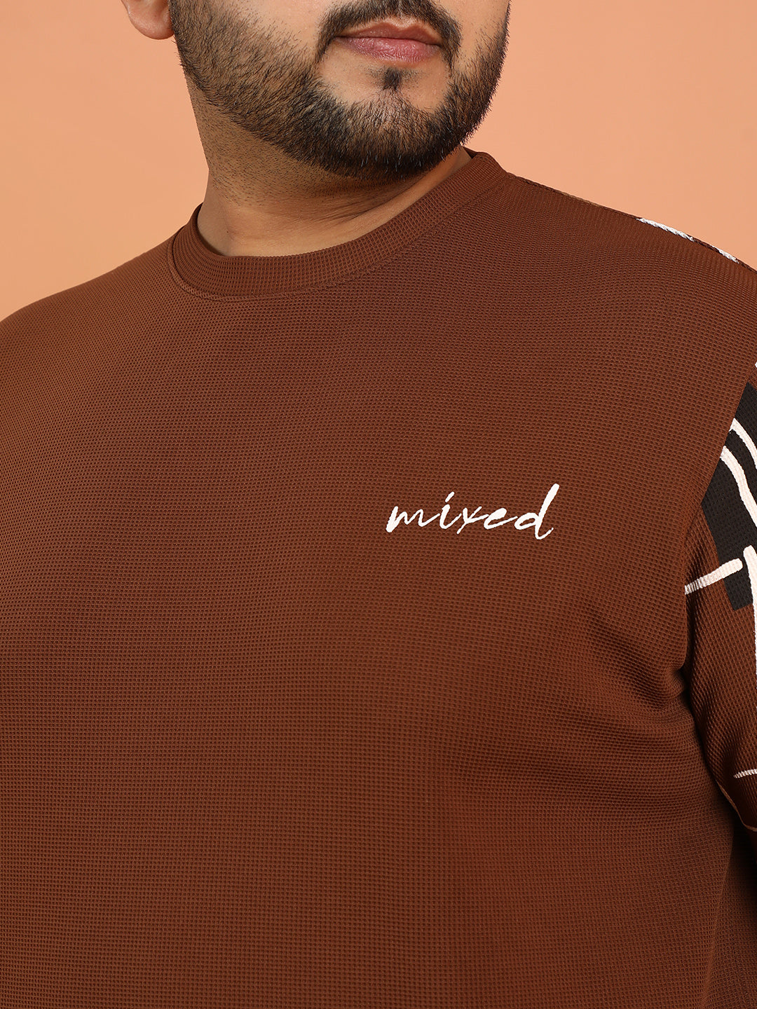 Boxy Folk-Wave T-Shirt