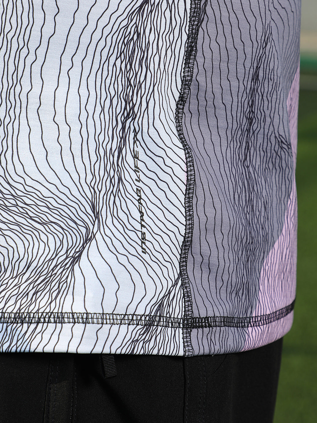 Lined-Dye Activewear T-Shirt