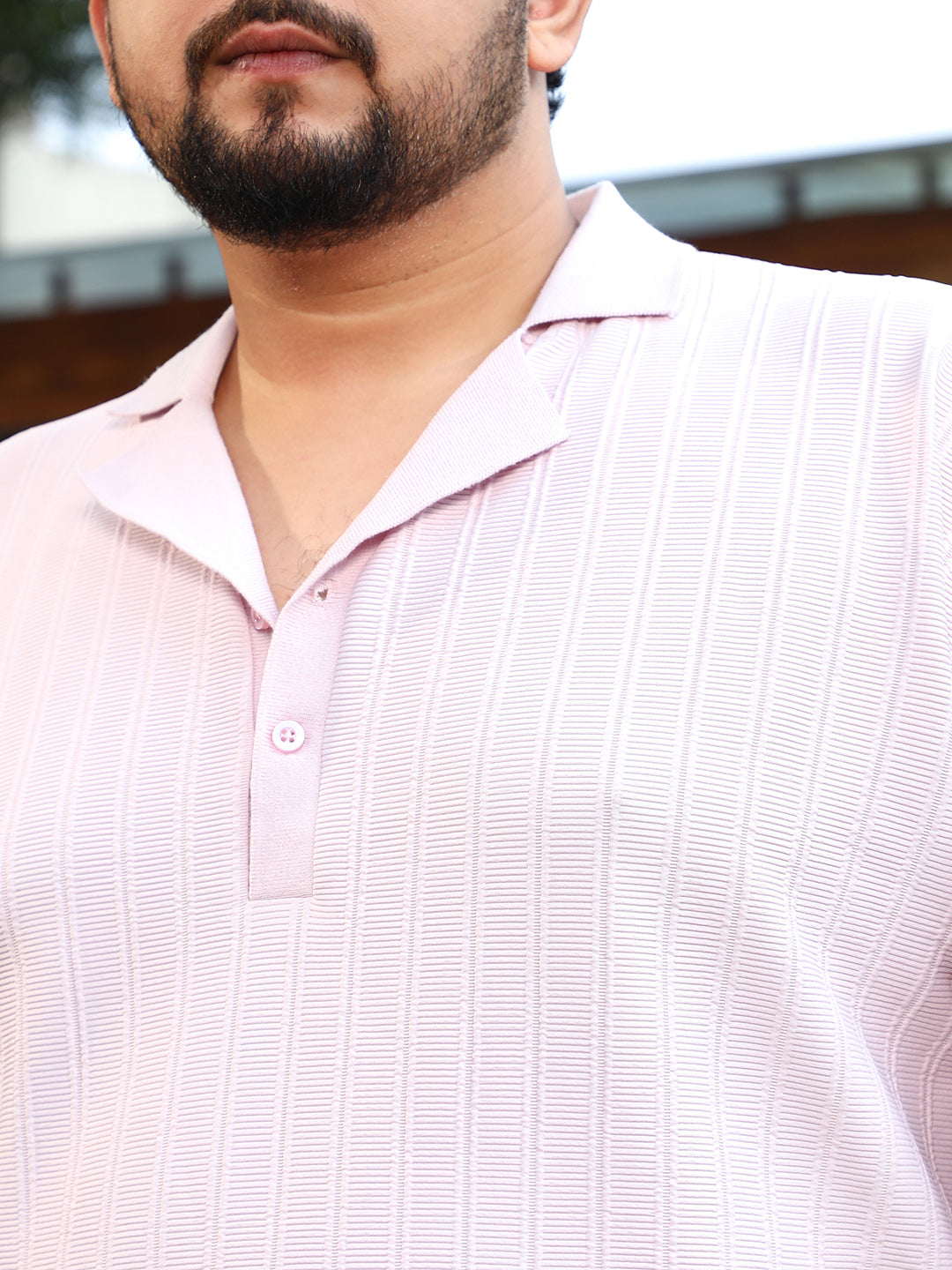 Coil-Tactile Cuban Polo T-Shirt