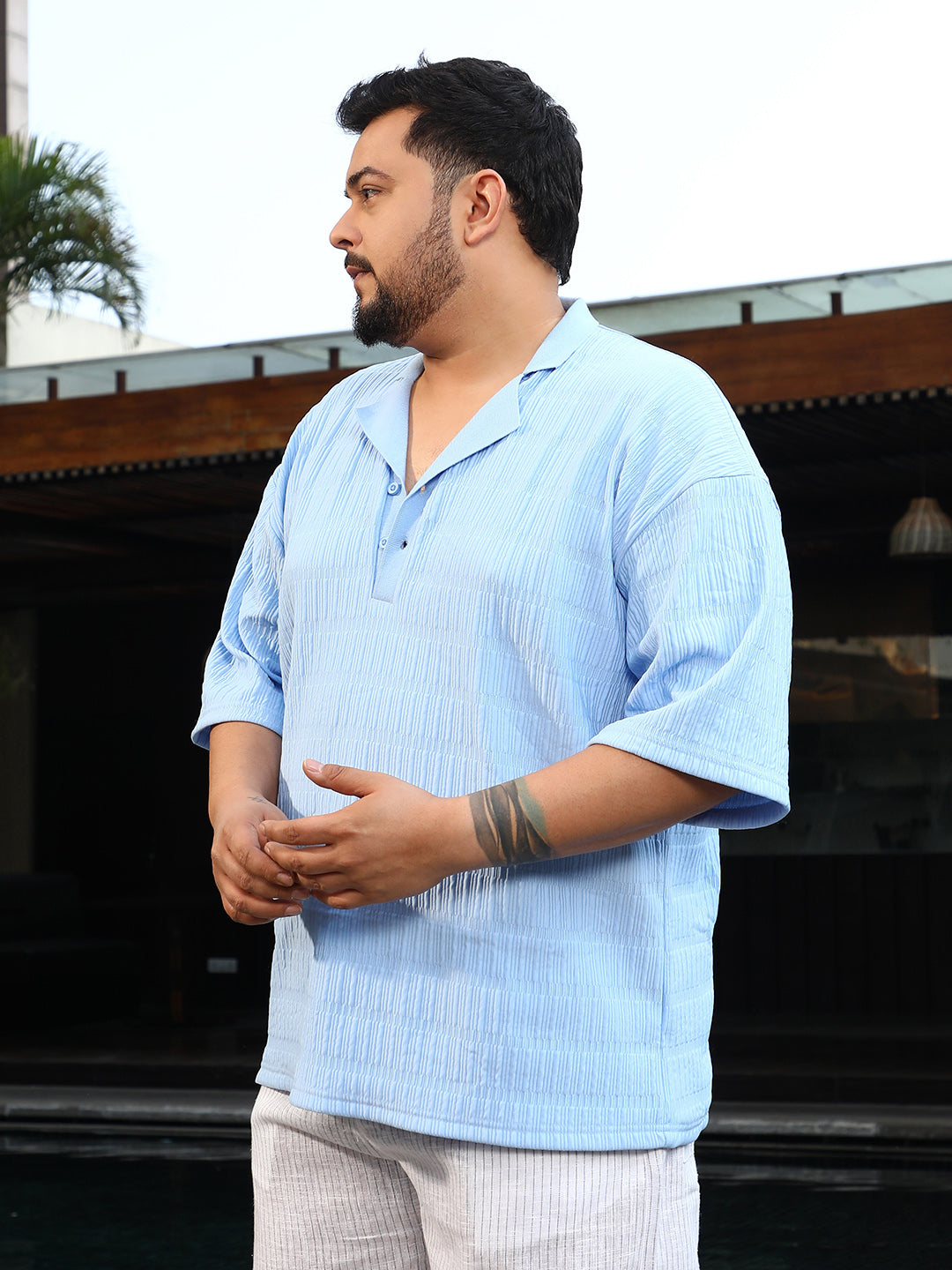 Bubble Cuban Polo T-Shirt